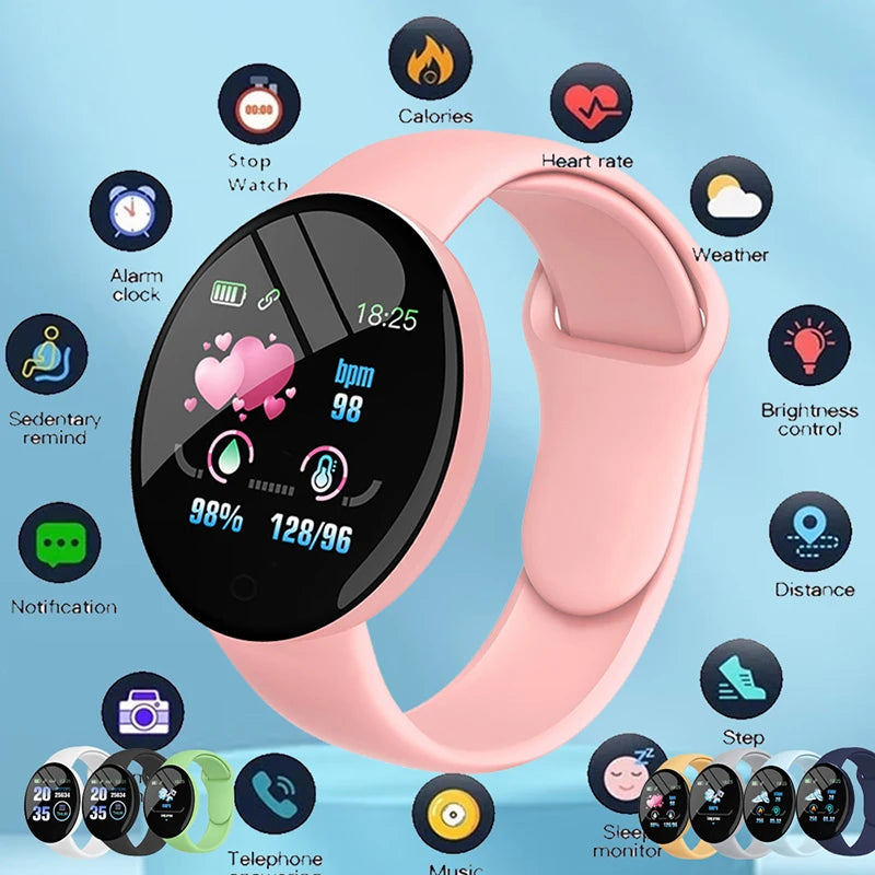 D18 Multifunctional Smart Watch Men Women Bluetooth Connected Phone Music Fitness Sports Bracelet Sleep Monitor Smartwatch Y68