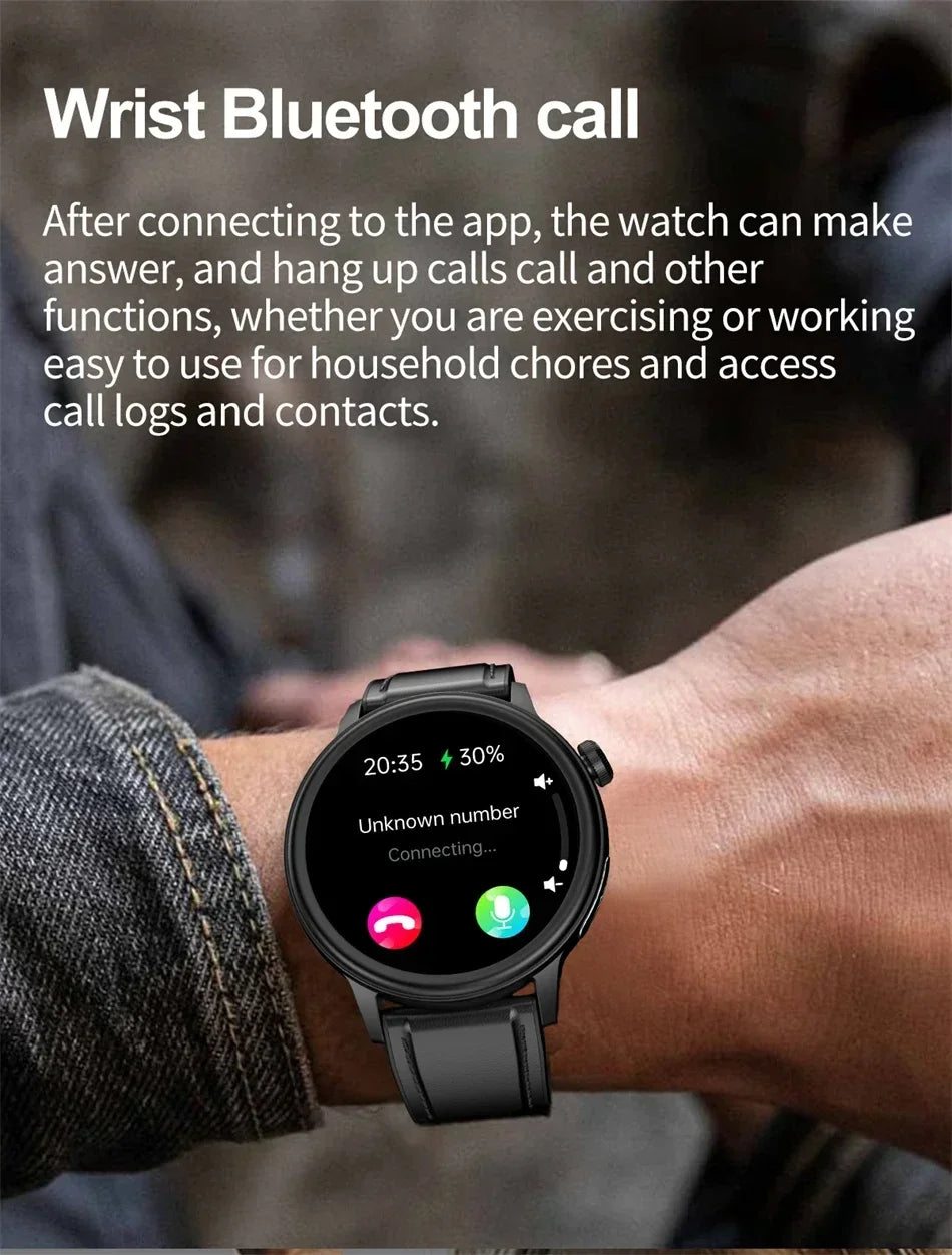 For Xiaomi Bluetooth Call Smartwatch for men women ECG+PPG+HRV Health Watch Blood Sugar Lipid Uric Acid Sport Smart Watches 2024