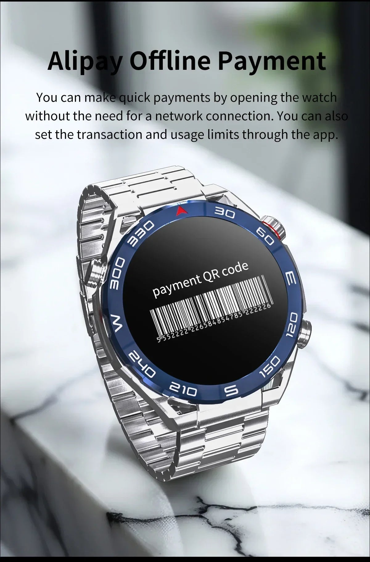 2024 Zordai NFC ECG Bluetooth Call Smartwatch GPS Tracker Motion Bracelet Fitness For Huawei Watches Ultimate Smart Watch Men