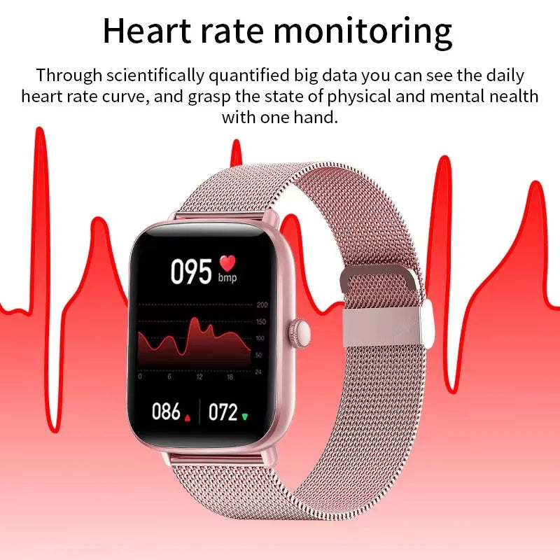 2024 LIGE Smart Watch For Woman Heart Rate Monitoring Men Sport Watches IP68 Waterproof Women Smartwatch Reloj Inteligente Mujer