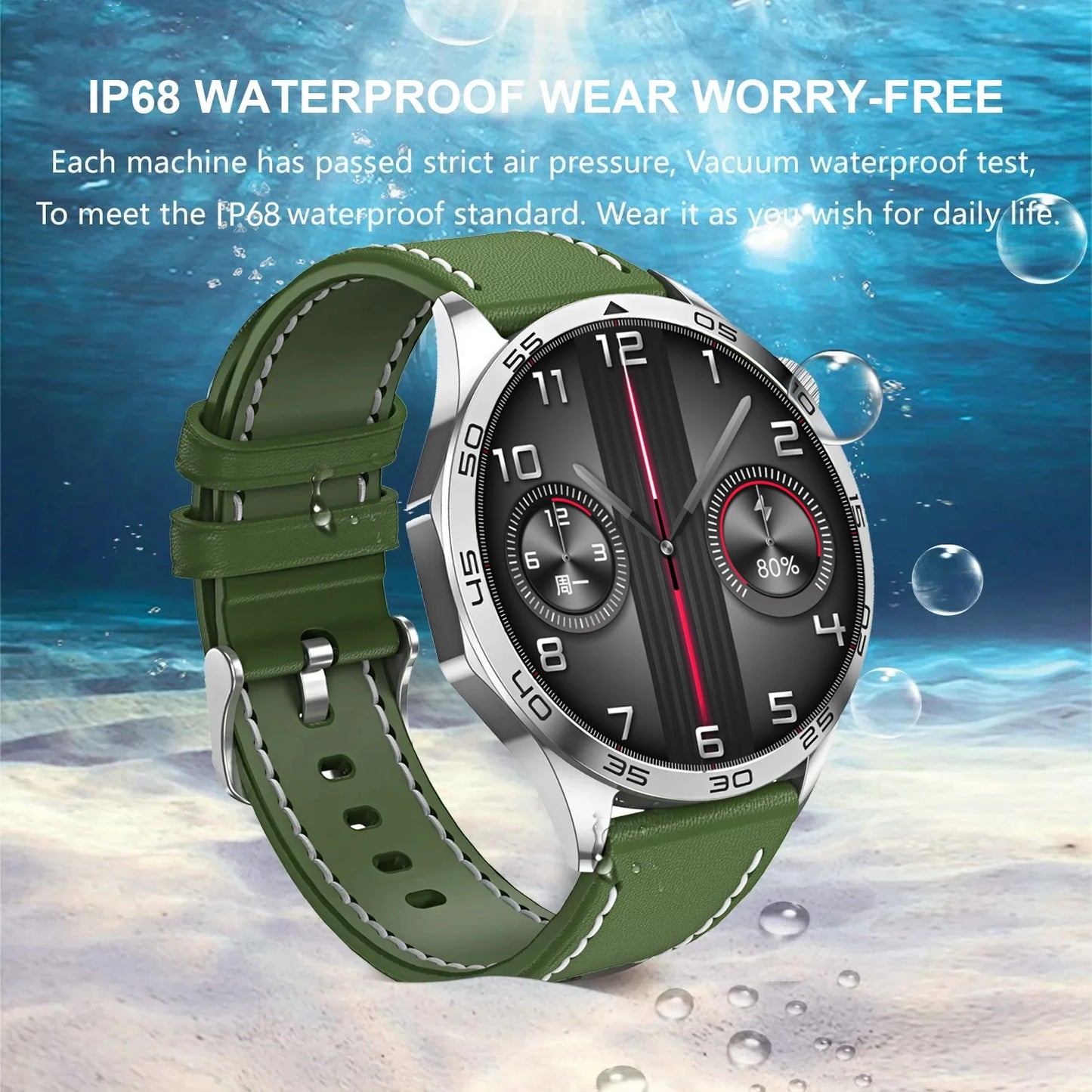 2024 Smart Watch for Men NFC Ultimate GPS Tracker Sport Bracelet Fitness Watches Heart Rate Bluetooth Call Smartwatch 2023 New