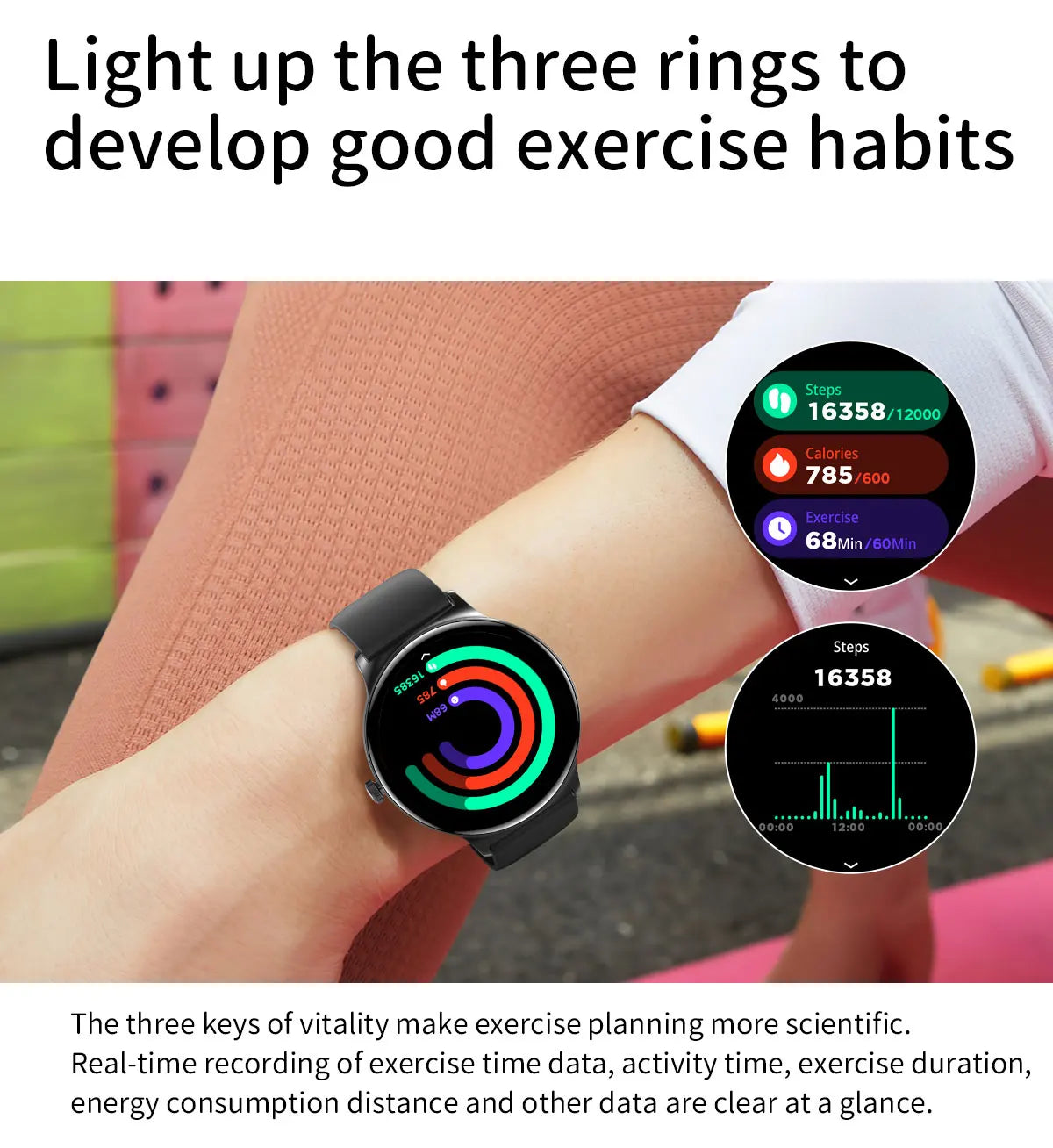 For Xiaomi Huawei 2024 New 1.43 inches Bluetooth Call Smartwatch Women Men AMOLED 466*466 HD Pixel Display Smartwatches Ladies ﻿