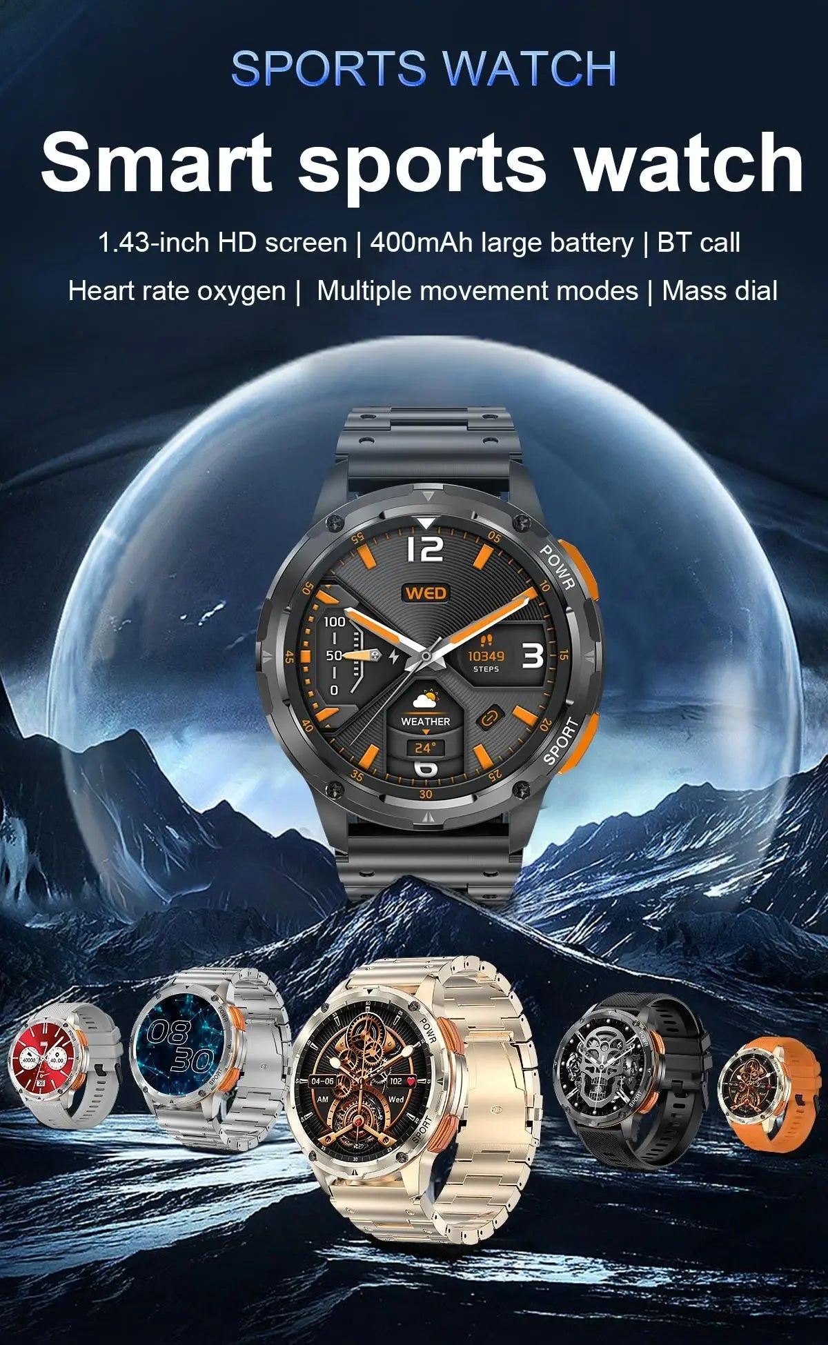 FLIEKEU 2024  Smart Watch Men IP68 Waterproof Sports Bluetooth Call  Smart Watches Man Gold Stainless Steel  smartwatch Men