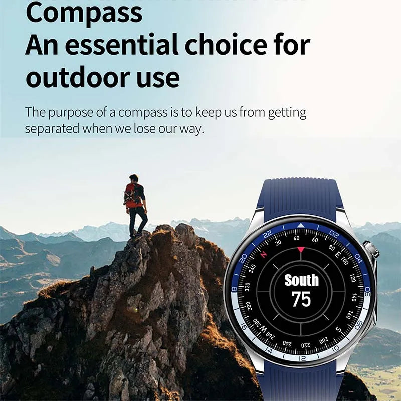 2024 New For Huawei Original GT4 Pro Men Smartwatch Bluetooth Call GPS Track NFC Compass IP68 Waterproof Track Men Smartwatch