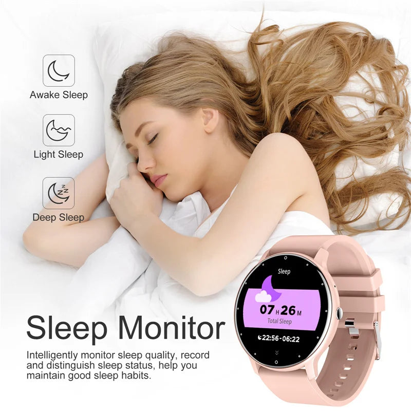 LIGE New Smart Watch Women Men Bluetooth Call Sleep Health Monitor Smart Watch Women Sport GPS Track Tracking Smartwatch 2024