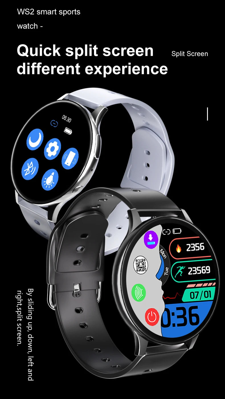 LIGE New Smart Watch 2024 Wireless Charging Smartwatch Bluetooth Calls Watches Men Women Fitness Bracelet Custom Watch Face +Box