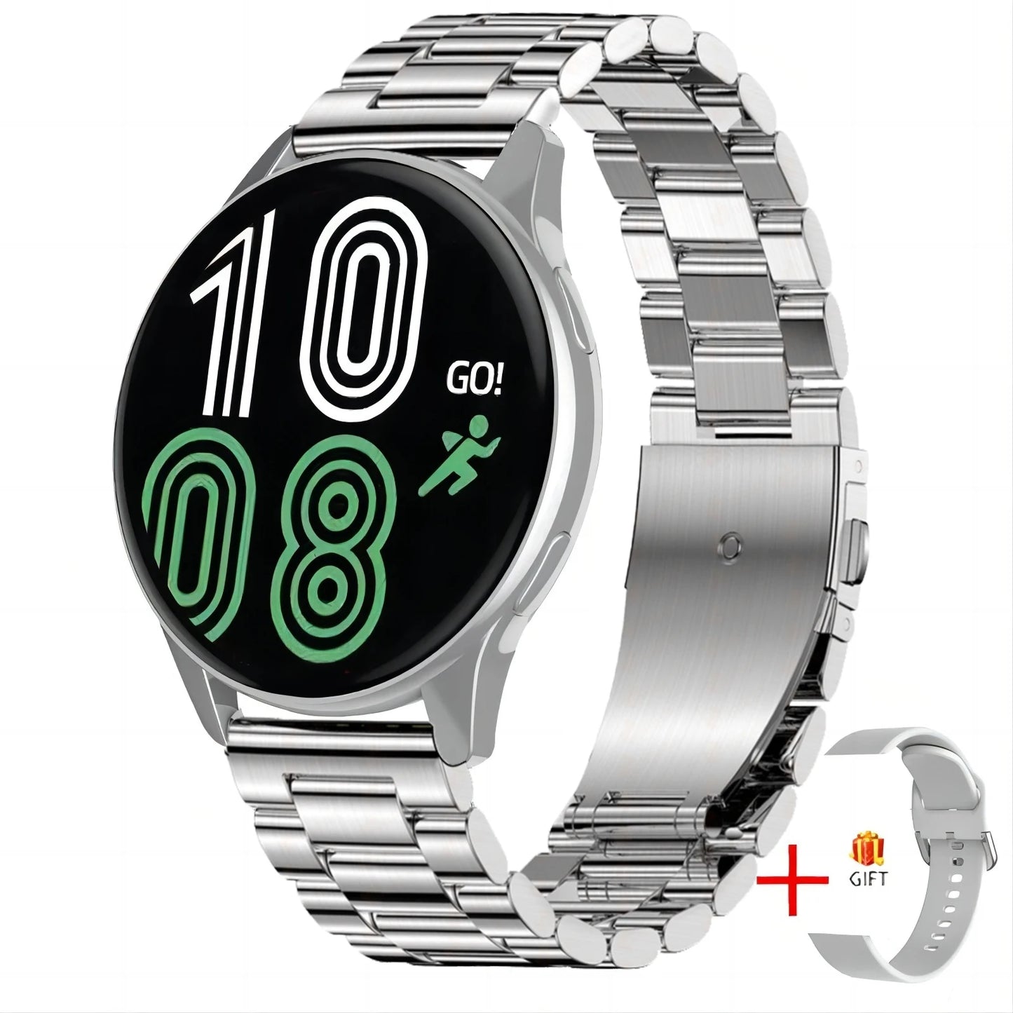 Smart Watch 2024 Women Men Round AMOLED Display Fashion Custom Watch Faces Smarthwhatch Gift Bluetooth Sports Fitness Watches