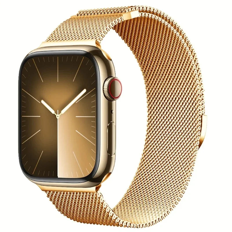 Metal Strap For Apple Watch Ultra 2 49mm 9 8 7 45mm 41mm Milanese Loop Breathable Wristband iWatch 6 5 4 SE 44mm 40mm 42mm Band