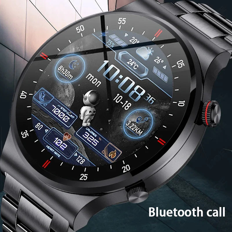 2024 Bluetooth Call Smart Watch Men HD Screen Sports Fitness Watches Waterproof Health Monitoring Smartwatch Men For Android IOS