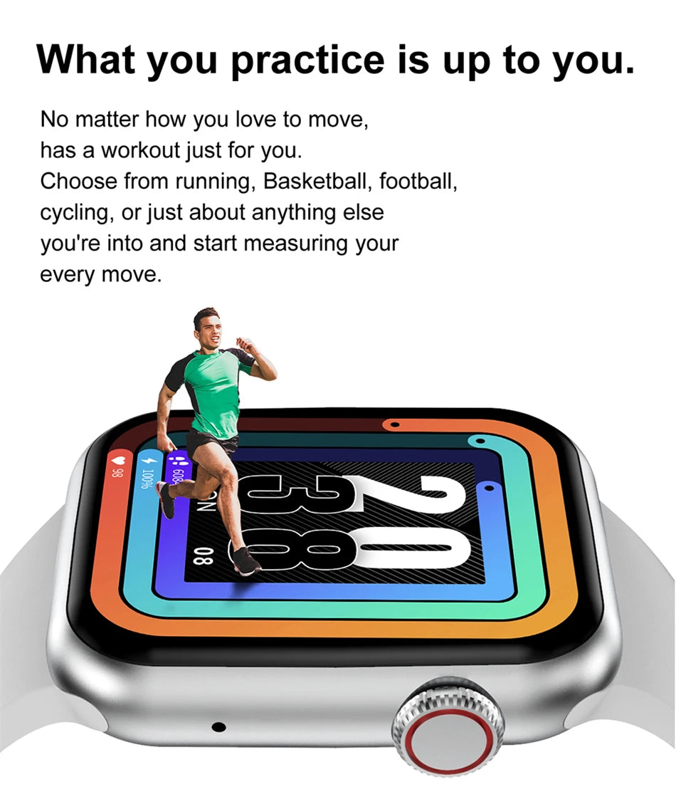 Smart Watch Men I8 Pro Max Sport Fitness Tracker Answer Call Custom Dial Smartwatch Women Gift For Apple Phone PK IWO 27 X8 T500