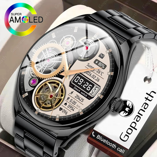 New Smart Watch 2024 Wireless Charging New Smartwatch Bluetooth Calls Watches Men Women Fitness Bracelet Custom Watch Face +Box