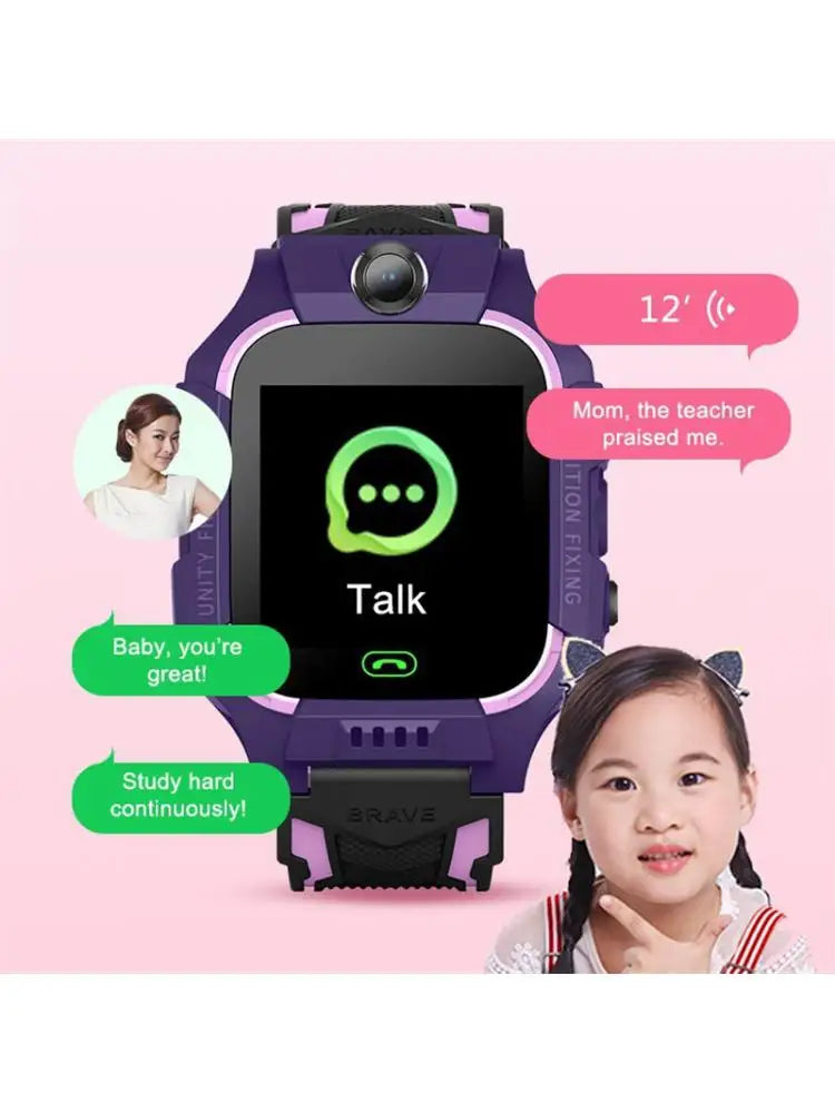 Z6 Kids Smart Watch Sim Card Call Phone Smartwatch Waterproof Camera 1.44-inch Touch-screen Alarm Clock Sports Digital Watches