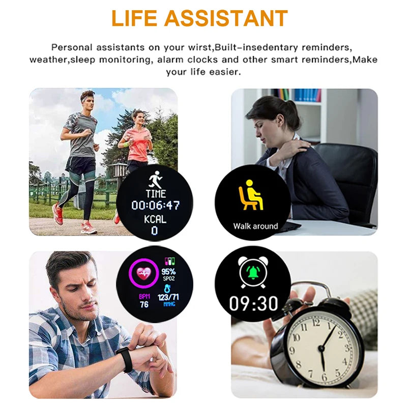 2022 Y68 Smart Watch Men Women Smartwatch Heart Rate Monitor Sports Fitness Bracelet For Xiaomi Redmi Android iPhone Apple Watch