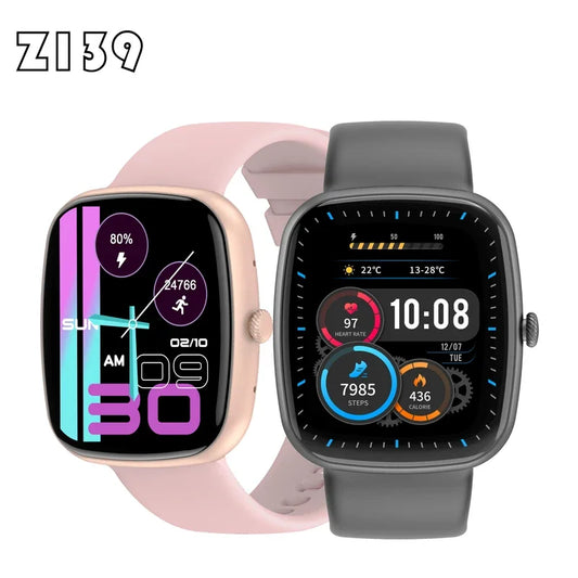 2024 Watch 4 smart watch for women z139 HD screen display outdoor sport BT calling waterproof smartwatch for men Reloj Hombre