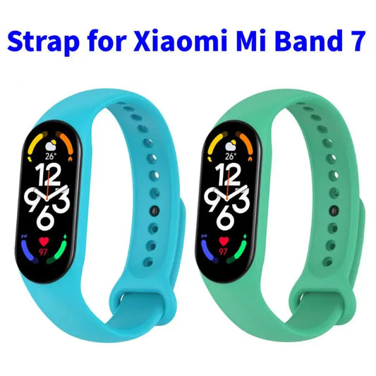 Silicone Strap Replacement Bracelet for Xiaomi Mi Band 7 Wrist Strap Sport Smart Watchband Bracelet Wriststrap Smart Watch Band