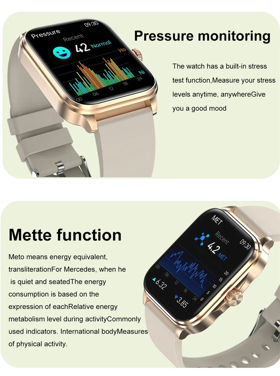 2024 Newest T90 Smart Watch xiaomi mi watch Support Bluetooth Calls Heart Rate Monitor Smartwatch for Men Women