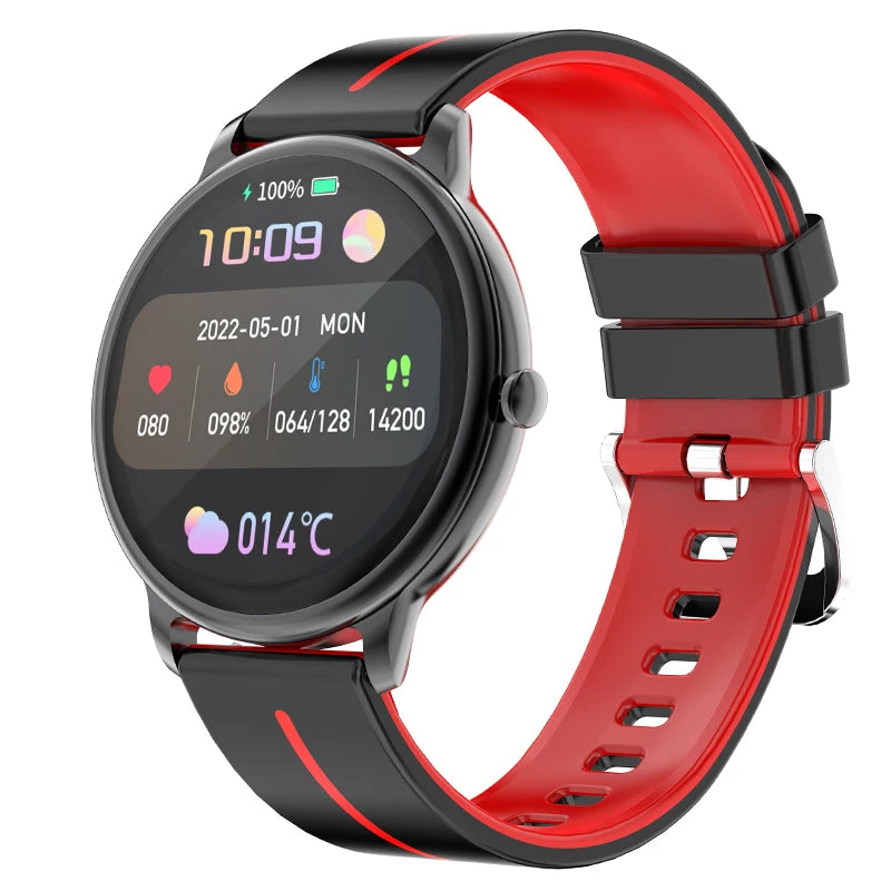 2024 New AMOLED Smart watch Women Men Sports SmartWatches With BT Call Blood Oxygen Blood Sugar Heart Rate Monitor Wrist Watch