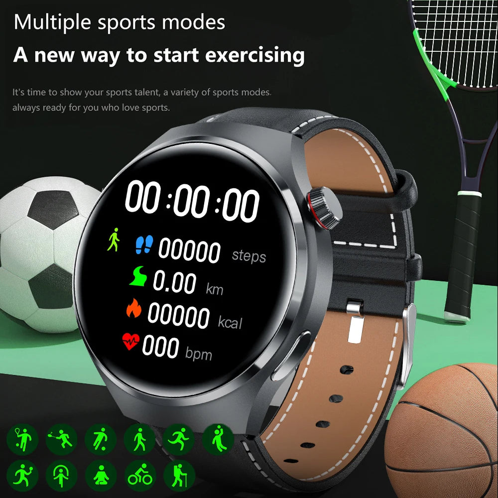 2024 New Sports Smart Watch 1.6 Inch GPS Track Blue Tooth Call Smartwatch Men Heart Rate ECG PPG Watches Women Message push