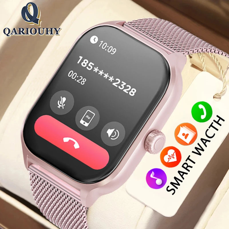 2024 Smart Watch Android Phone 2.01'' Inch Color Screen Bluetooth Call Blood Oxygen/Pressure Monitoring Smart Watch Women Men