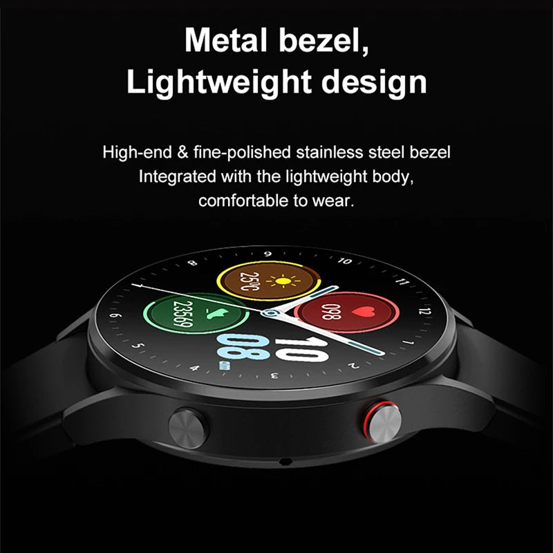 For Samsung Galaxy Watch 6 2024 New GPS Track Smart Watch Men AMOLED Always Display Body Temperature Clock BT Call Smartwatch