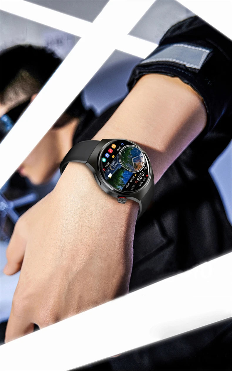 LIGE For Xiaomi GT4 PRO Smart Watch Men Watch 4 Pro AMOLED HD Screen Bluetooth Call GPS NFC Motion Waterproof SmartWatch 2024