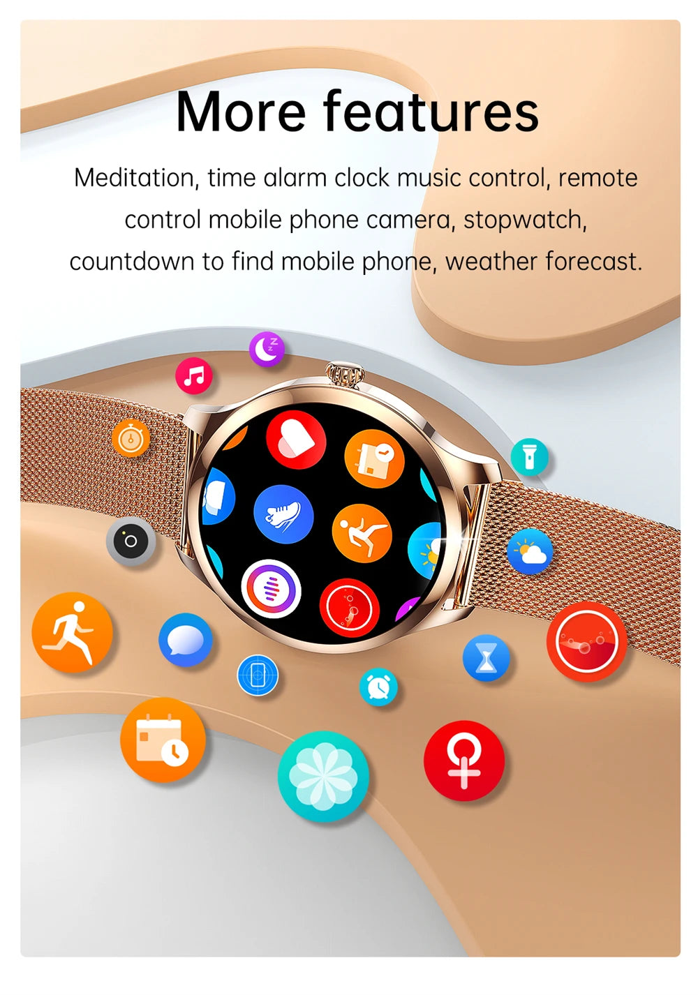 GFORDT 2024 Bluetooth Call Smart Watch Women Custom Dial Watches Men Sport Fitness Tracker Heart Rate Smartwatch For Android IOS