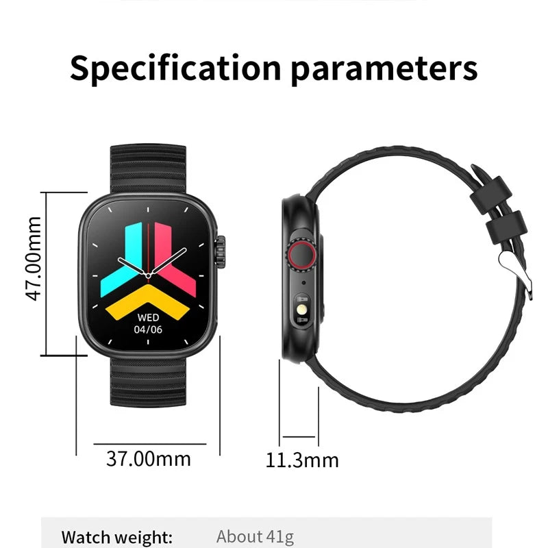 2024 New Smart Watch Men Full Touch Screen Sport Fitness Bracelet Bluetooth Call For Xiaomi HuaWei iPhone Smartwatch Women