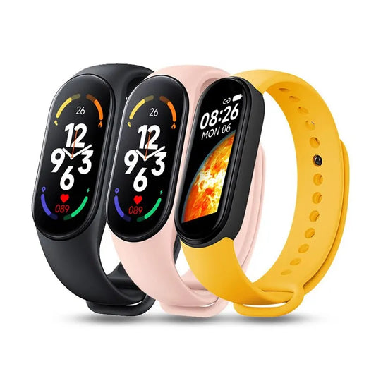 M8 Smart Watch Smartband Heart Rate Smartwatch Fitness Tracker Blood Pressure Sport Bracelet for Mi Band 8 Men Women HD Screen