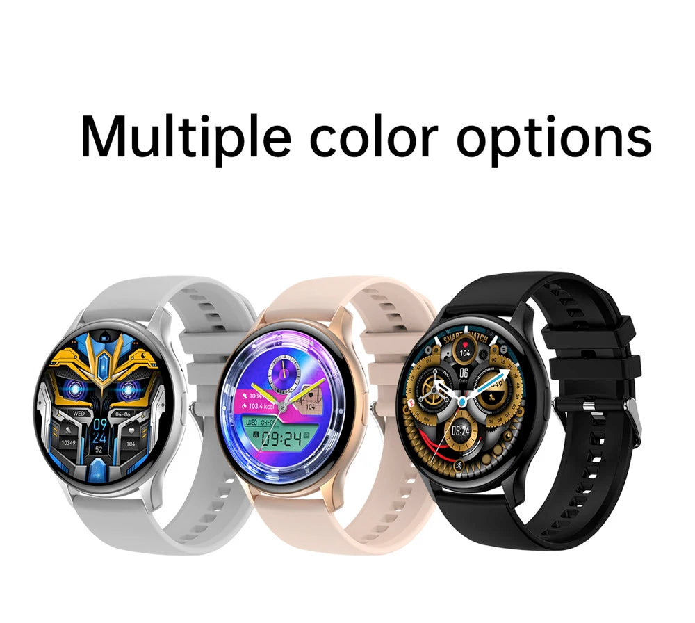 2024 Men Blue Tooth Call 1.43" AMOLED Lady Smart Watch Heartrate Voice Assistant Fitness Sports Waterproof NFC Women Smartwatch