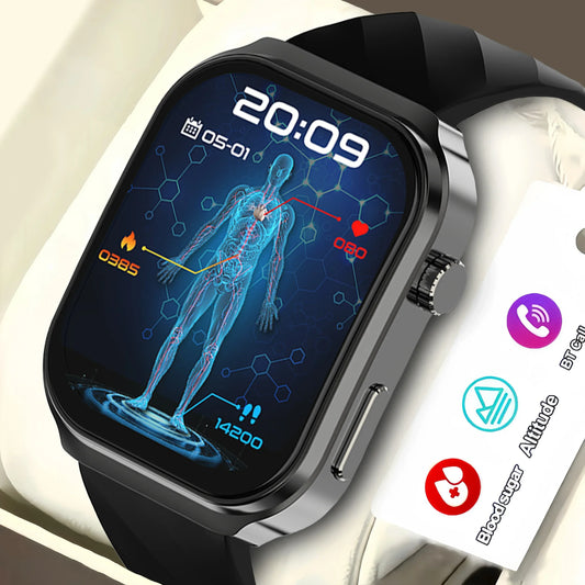 2024 Smart Watch Men Bluetooth Call Blood Oxygen Fitness Traker Heart Rate Smart Watch Men Waterproof SmartWatch For Android IOS