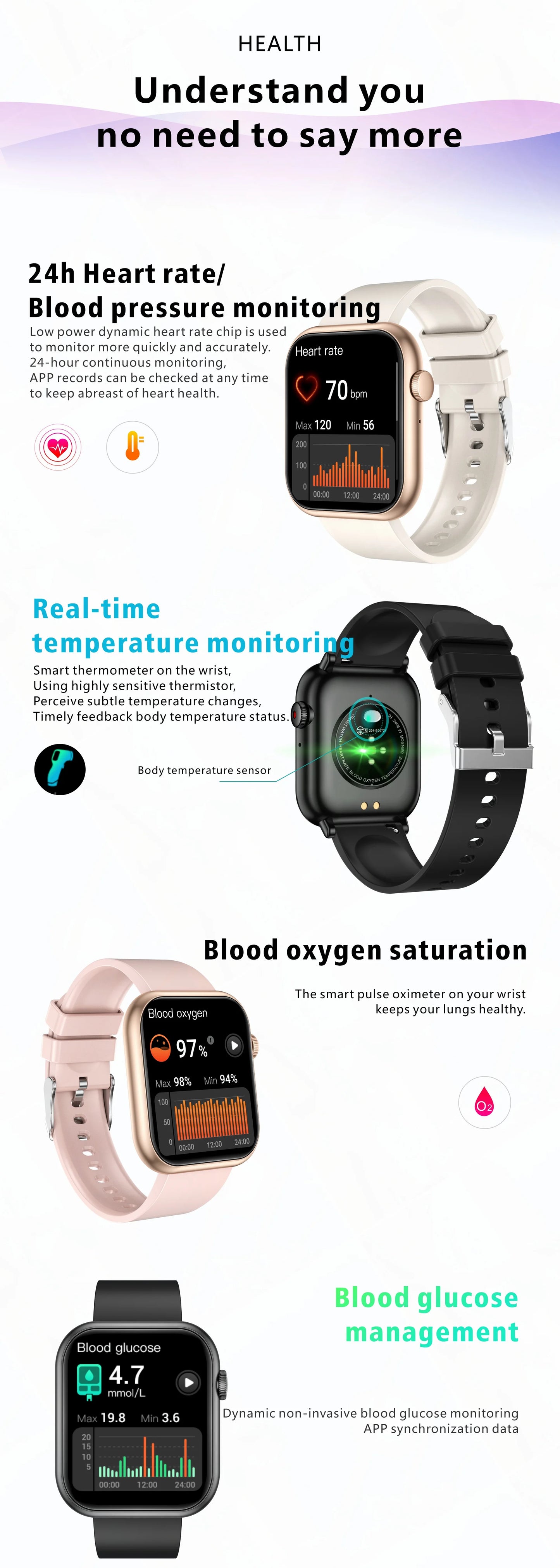 Multifunctional Smart Watch Men Women for Xiaomi Android Ios Watches Qx7 Pro Bluetooth Call Clock Outdoor Sport Smartwatch 2024