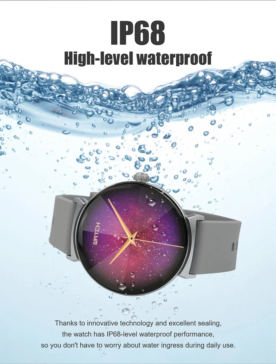 DT4 New Smart Watch for Women Bluetooth Call AMOLED Round Screen IP67 WearPro 3D Surround Vision 2024 New DT NO.1 Smartwatches