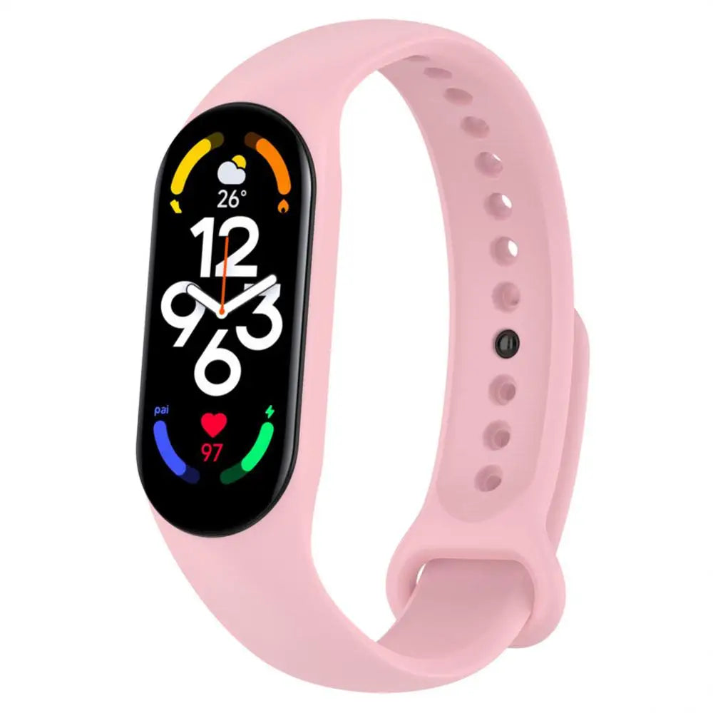 Silicone Strap Replacement Bracelet for Xiaomi Mi Band 7 Wrist Strap Sport Smart Watchband Bracelet Wriststrap Smart Watch Band