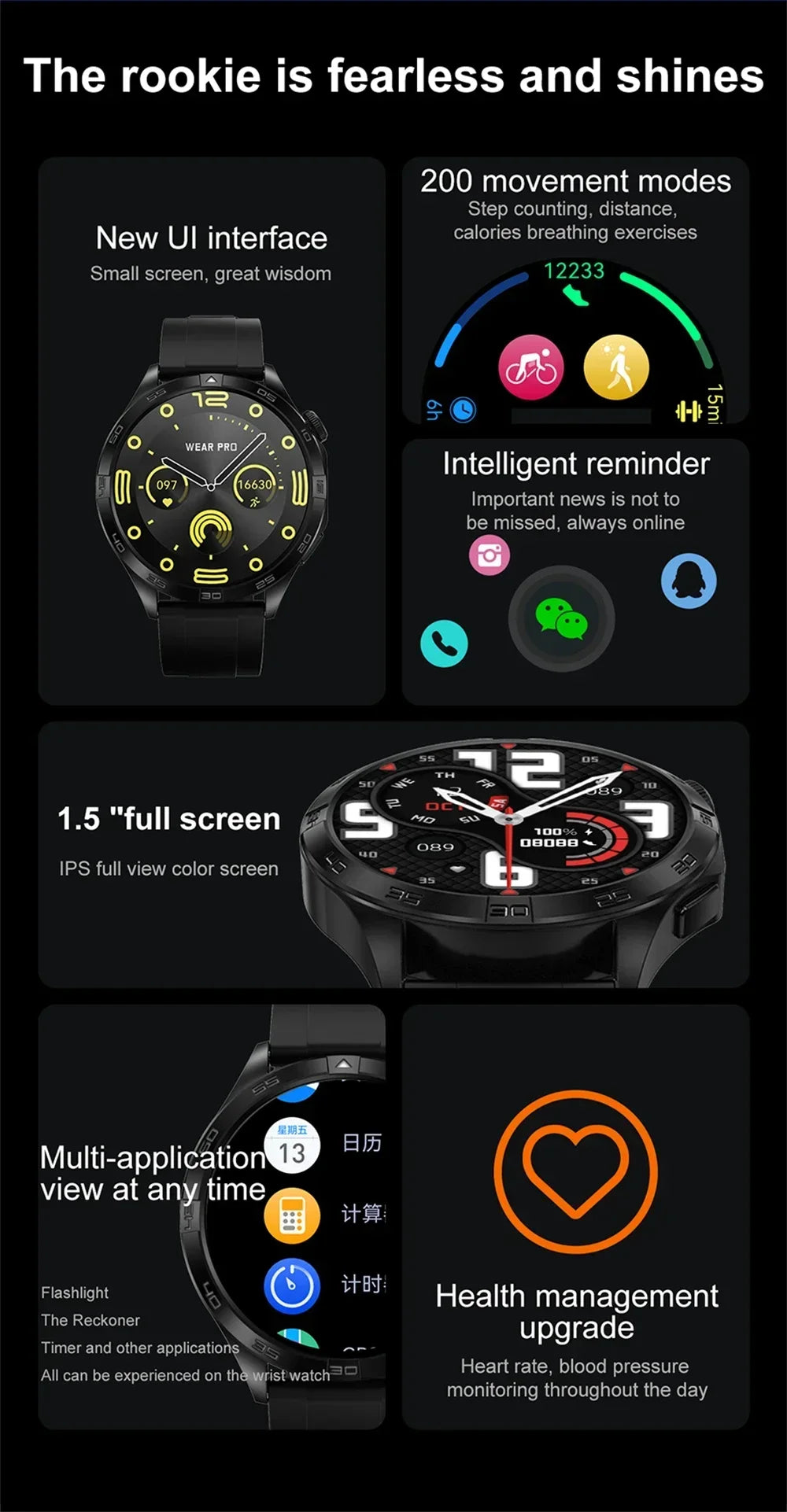 2024 ZORDAI DT5 Mate Reloj Smart Watch Bt Calling GPS Track Waterproof Fitness Sport Heart Rate Fitness Smartwatch for Men Women