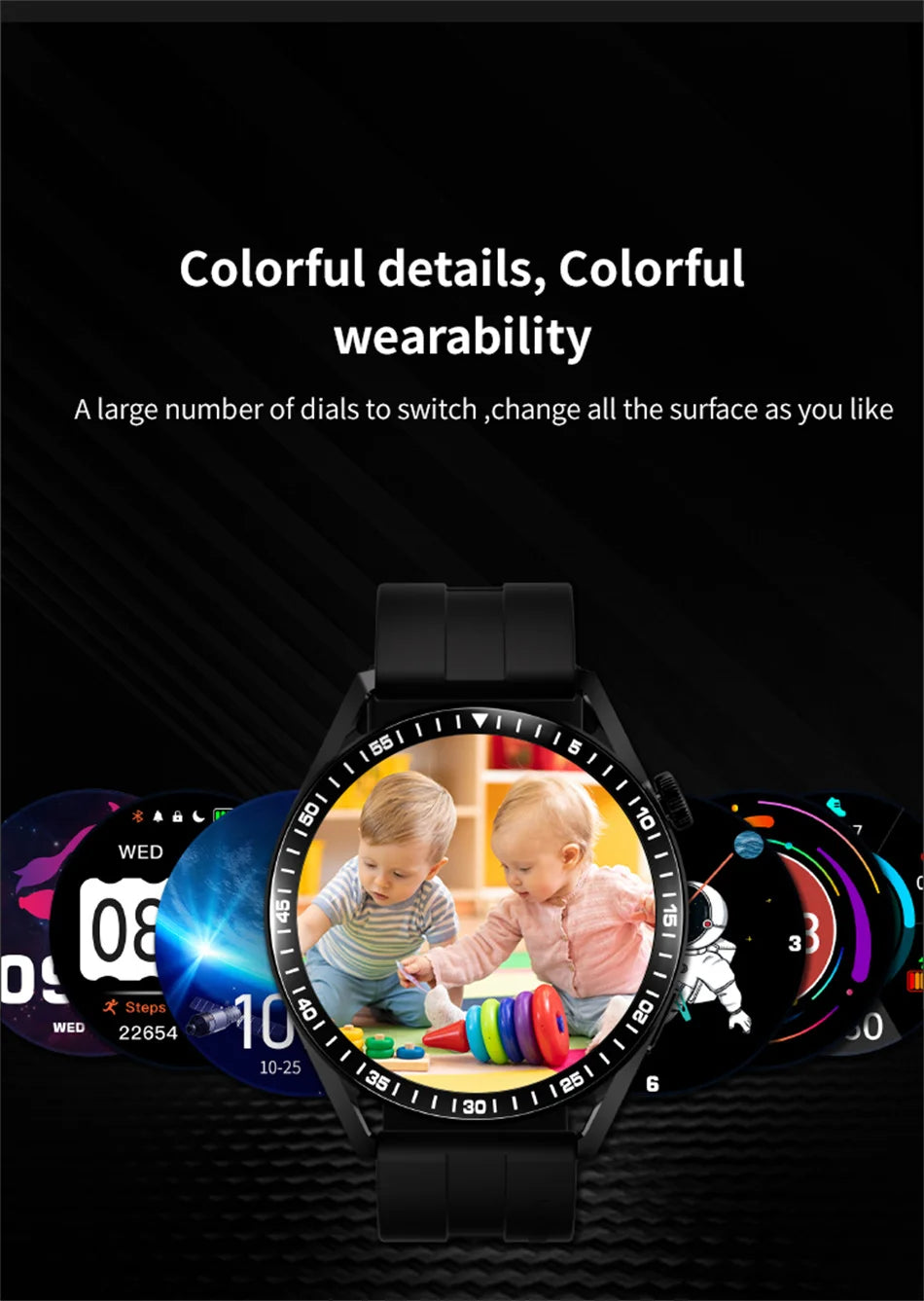 Smart Watch Men Women Bluetooth Call BRUBOSES Waterproof Health Monitoring Classic Round Smartwatches For IOS Android 2024 New